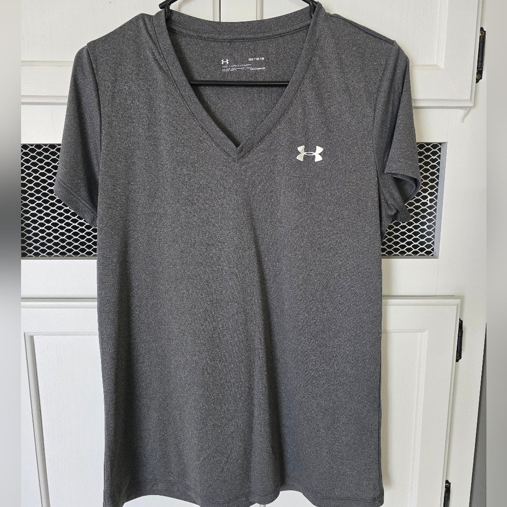 Under Armour Gray V-Neck T-Shirt